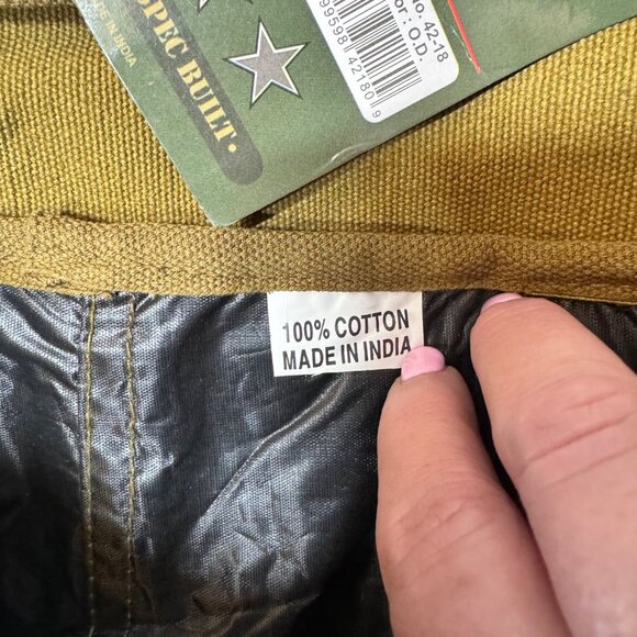 Fox Outdoor NWT M1945 Military Canvas Cargo Shoulder Bag Cotton Adjustable Strap - Picture 5 of 12